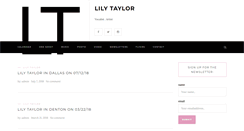 Desktop Screenshot of lilytaylormusic.com